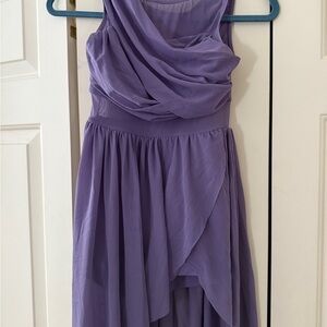 Elegant Purple Sleeveless lyrical dance costume